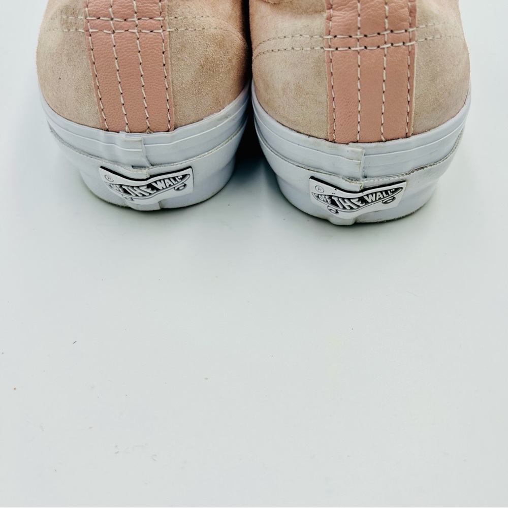 Vans shoes Authentic LX Reissue 44 sneakers suede Sepia Rose Pink women size 10 - Picture 9 of 10